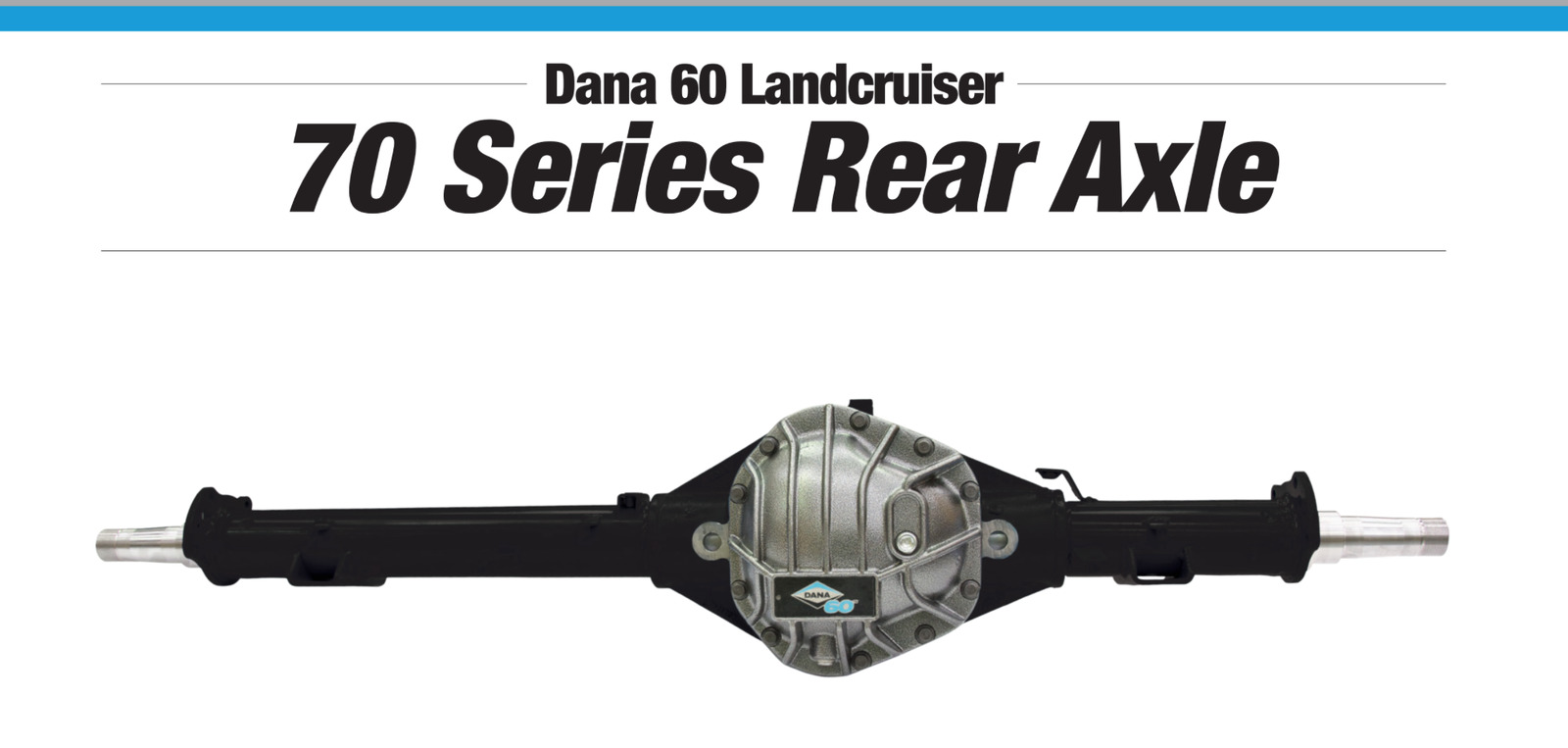 D60LC79 CalOffroad Dana 60 Diff rear track correction suits Landcruiser 76, 78,79 series
