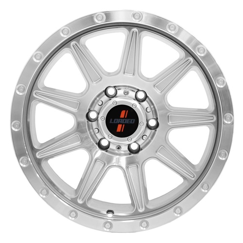 17X9 6/139.7 30P 106.1 Loaded Gunbarrel Silver 1675Kg - 22064MS