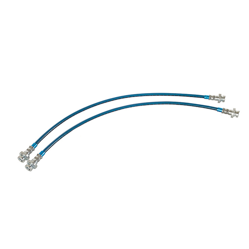 BLHLXRPCOL Braided Stainless Steel Brake Line, Rear Dual