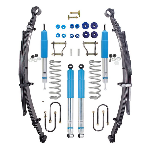 CAL5020-HE-EX CalOffroad Platinum Series Lift Kit Tour Pack | 2 Inch Lift | Toyota Land Cruiser 79 Series | 4 Door