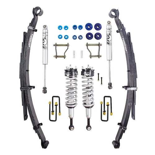 Fox Lift Kit Tour Pack, 3 Inch Lift | Toyota Hilux